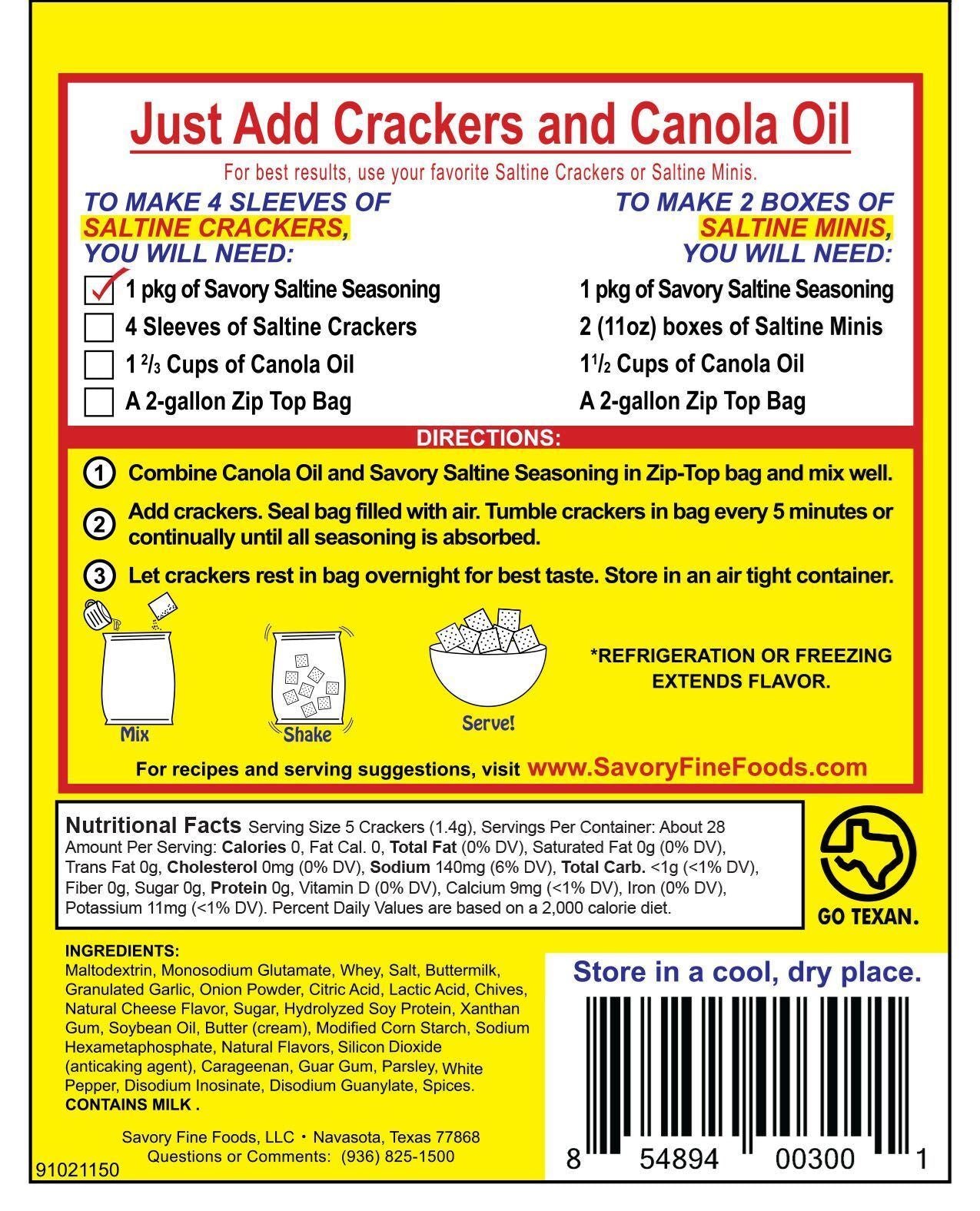 The Savory Cracker Mix Original