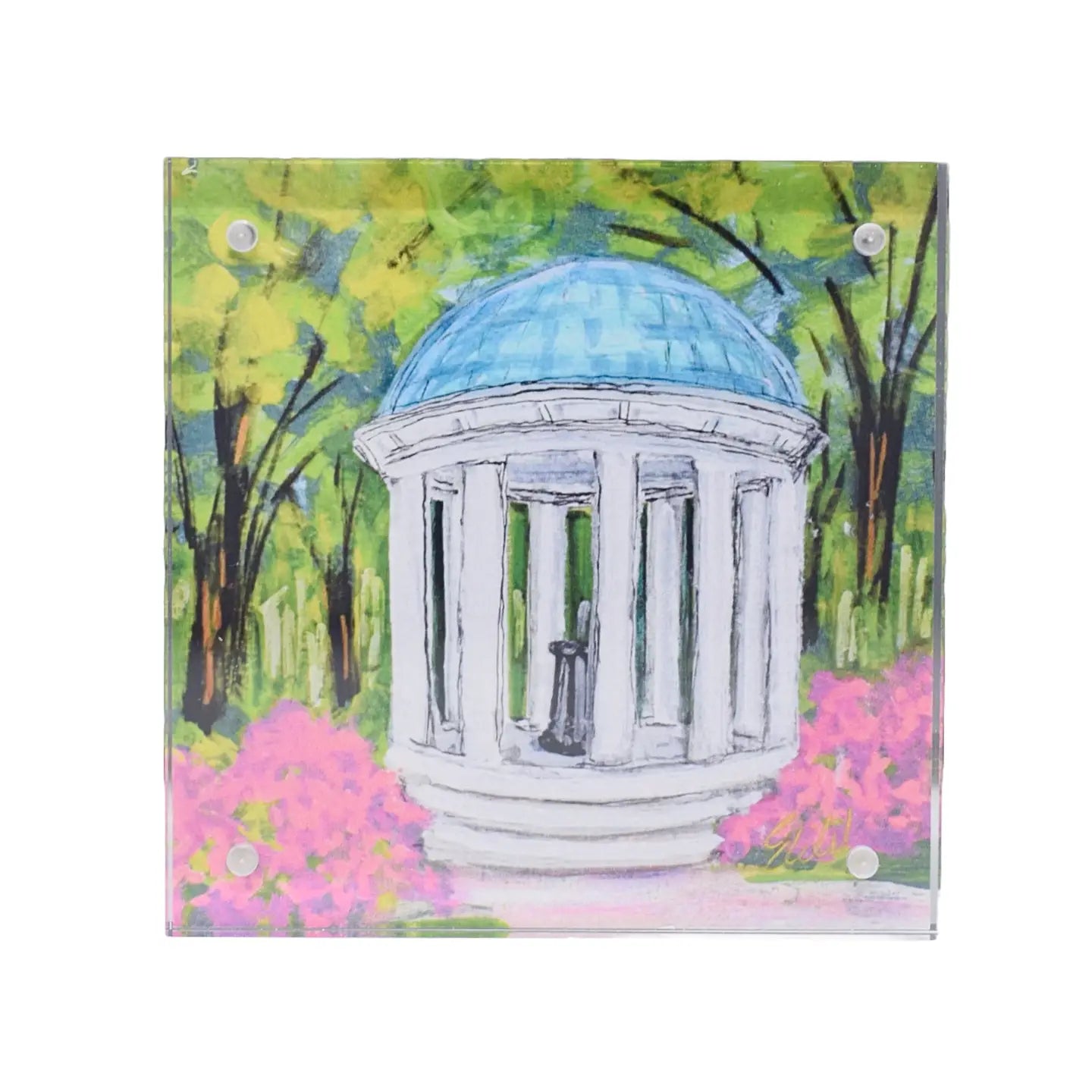 Have Mercy Gifts Chapel Hill Landmark Acrylic Block - 4x4