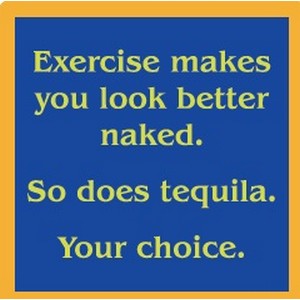Drinks on Me Exercise/Tequila Coaster