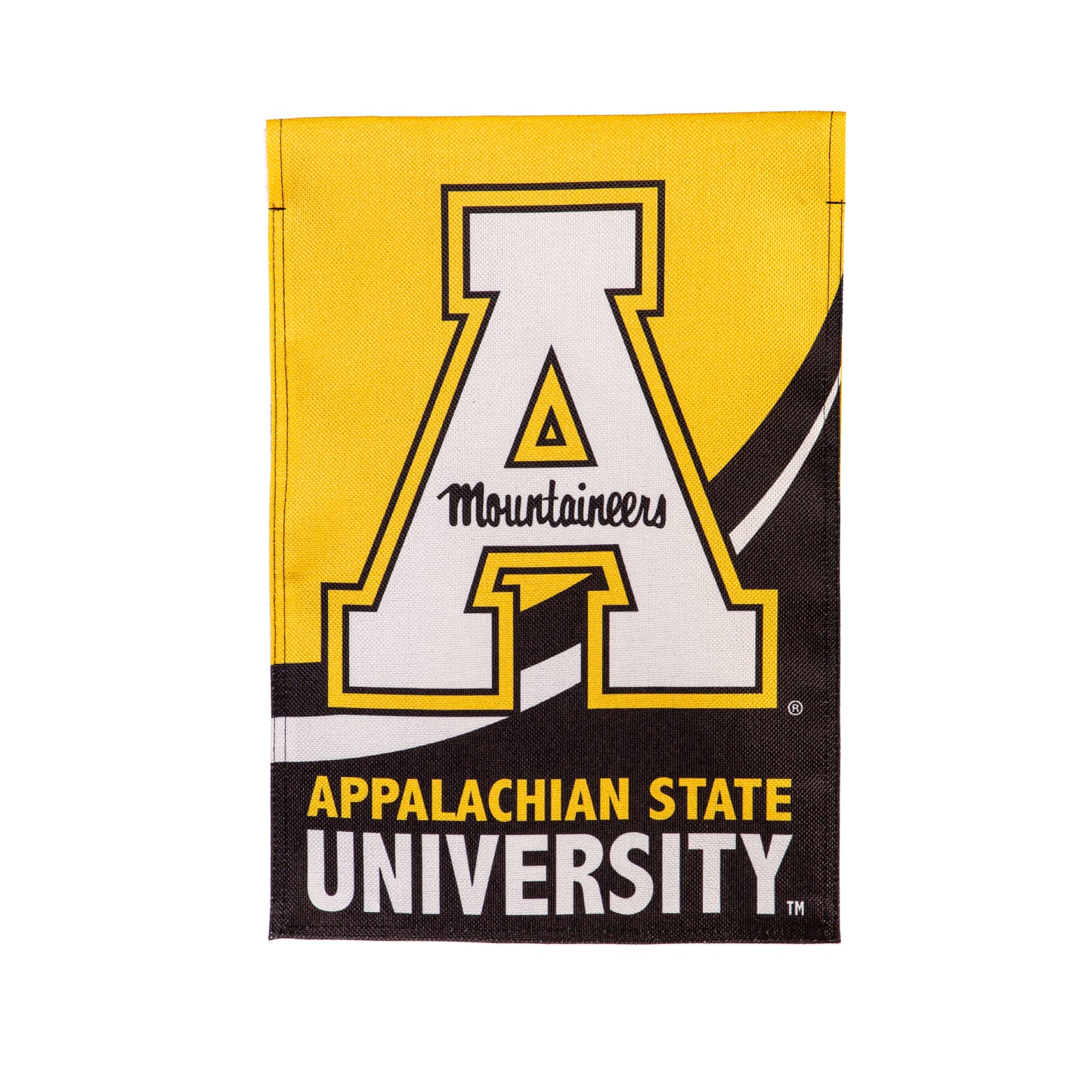 Appalachian State University Burlap Garden Flag