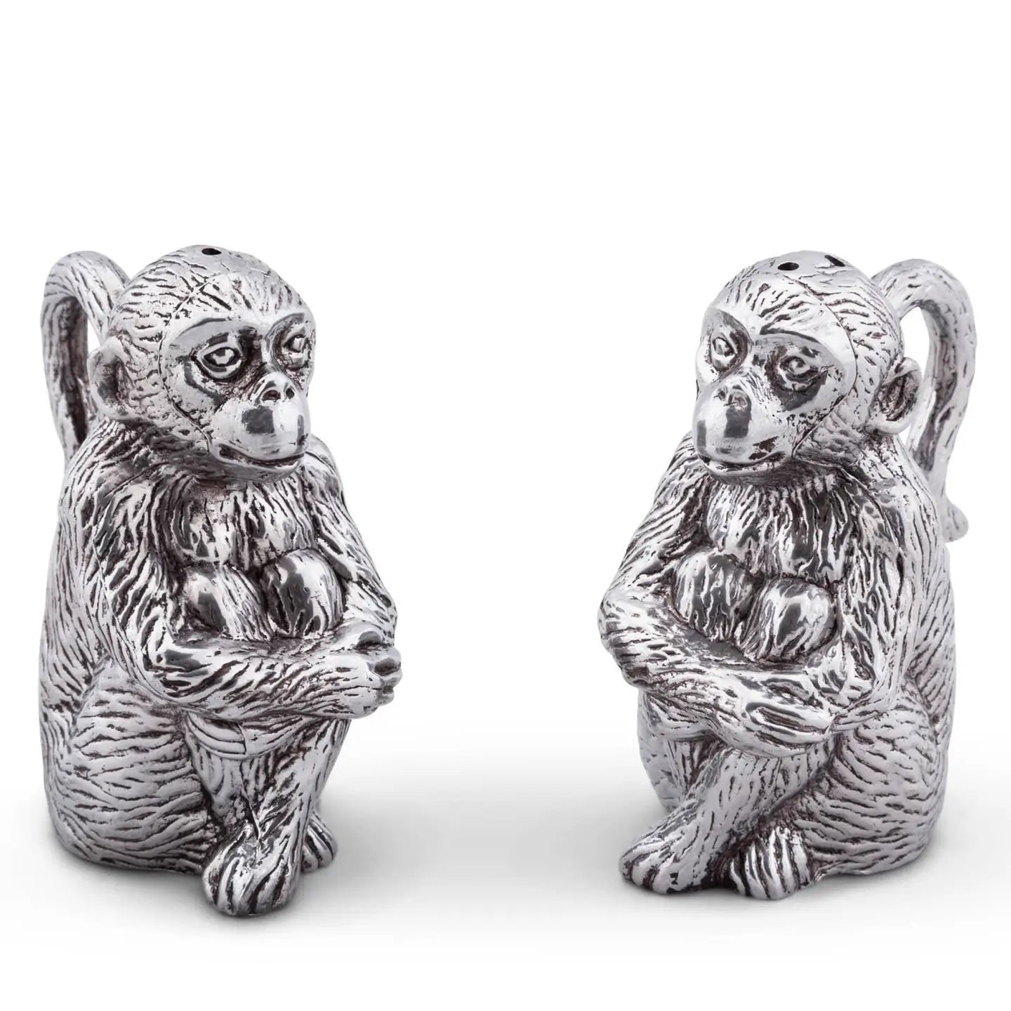 Arthur Court Monkey Salt & Pepper Shaker