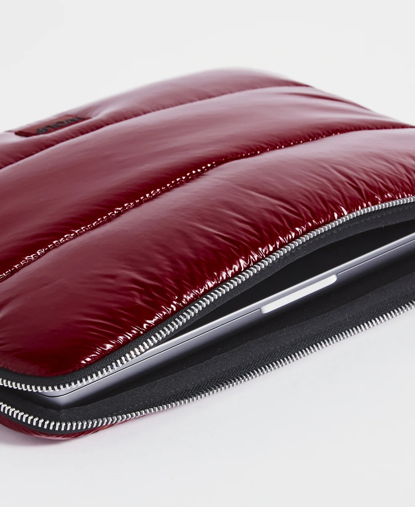 WOUF Burgundy Glossy Laptop Sleeve 13" & 14"