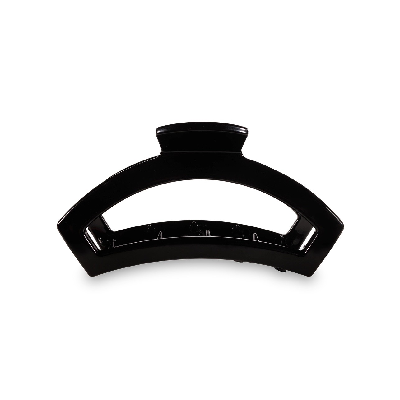 TELETIES Medium Open Hair Clip - Jet Black