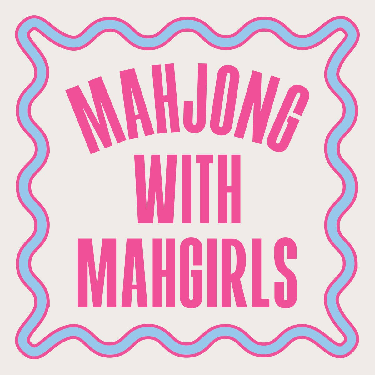 Soiree Sisters Mahjong With Mahgirls Cocktail Napkin