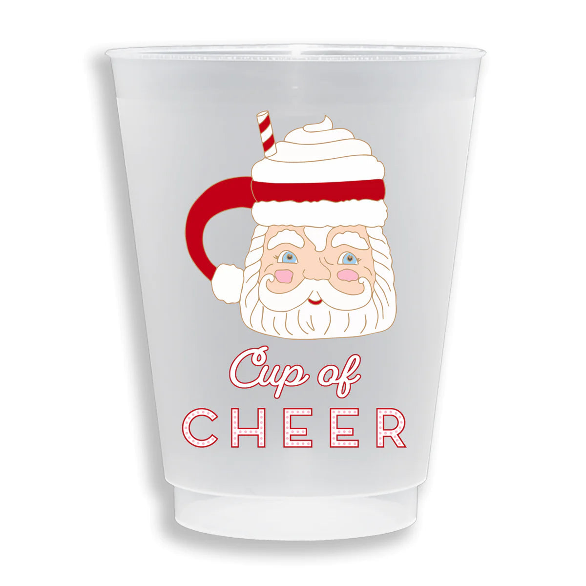 CANVAS Style Shatterproof Frost Flex Plastic Cups (Set of 10)