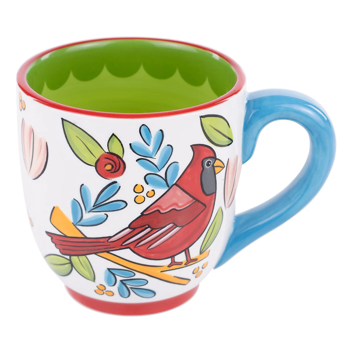 Glory Haus Under His Wings Red Bird Mug