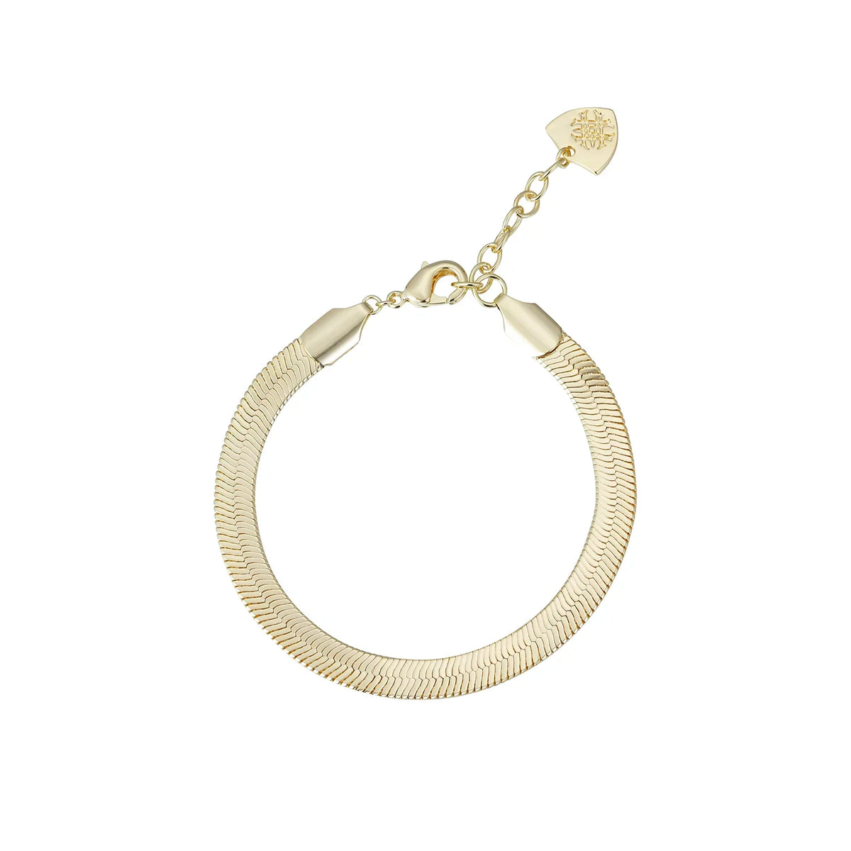 Natalie Wood Designs Snake Chain Bracelet Gold