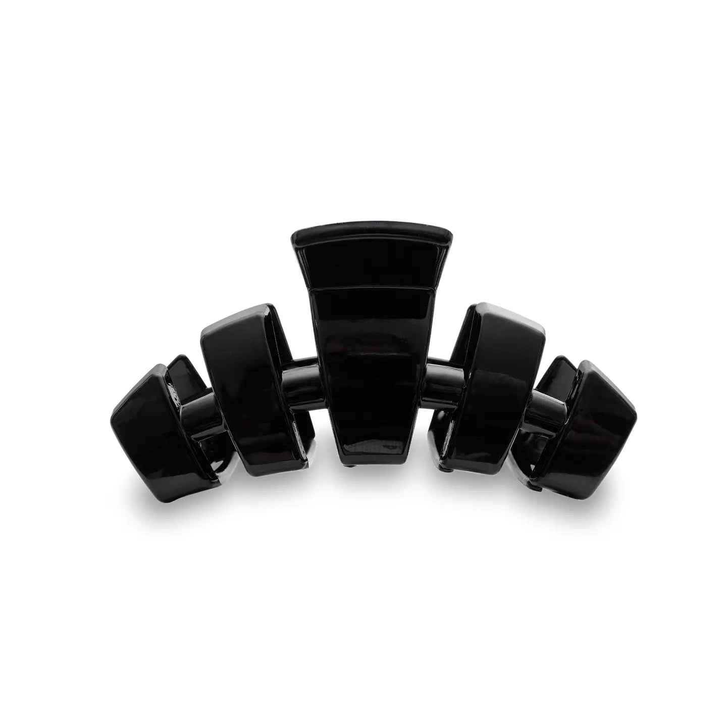 TELETIES Medium Classic Hair Clip - Jet Black