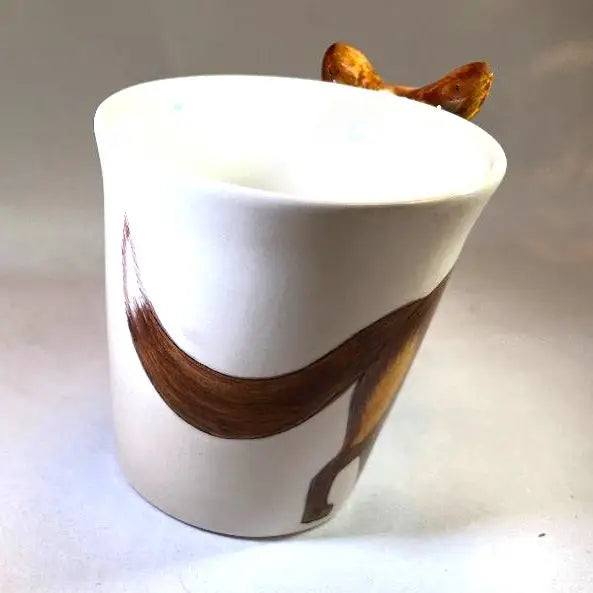 Sea Island Imports Hand Painted Ceramic Fox Mug