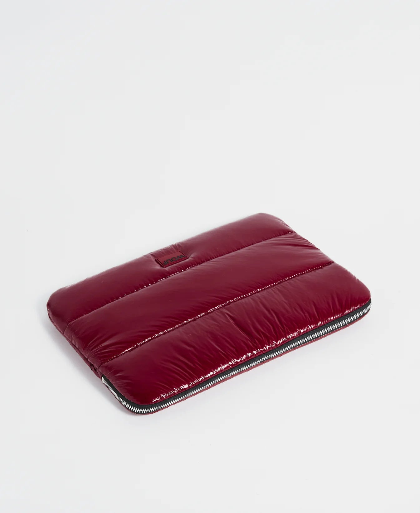 WOUF Burgundy Glossy Laptop Sleeve 13" & 14"