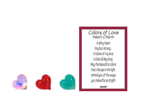 Ganz Colors of Love Heart Charm - gg's art frames gifts