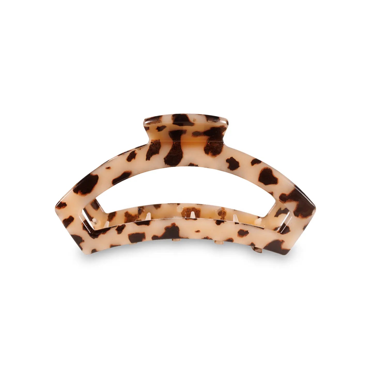 TELETIES Small Open Hair Clip - Blonde Tortoise