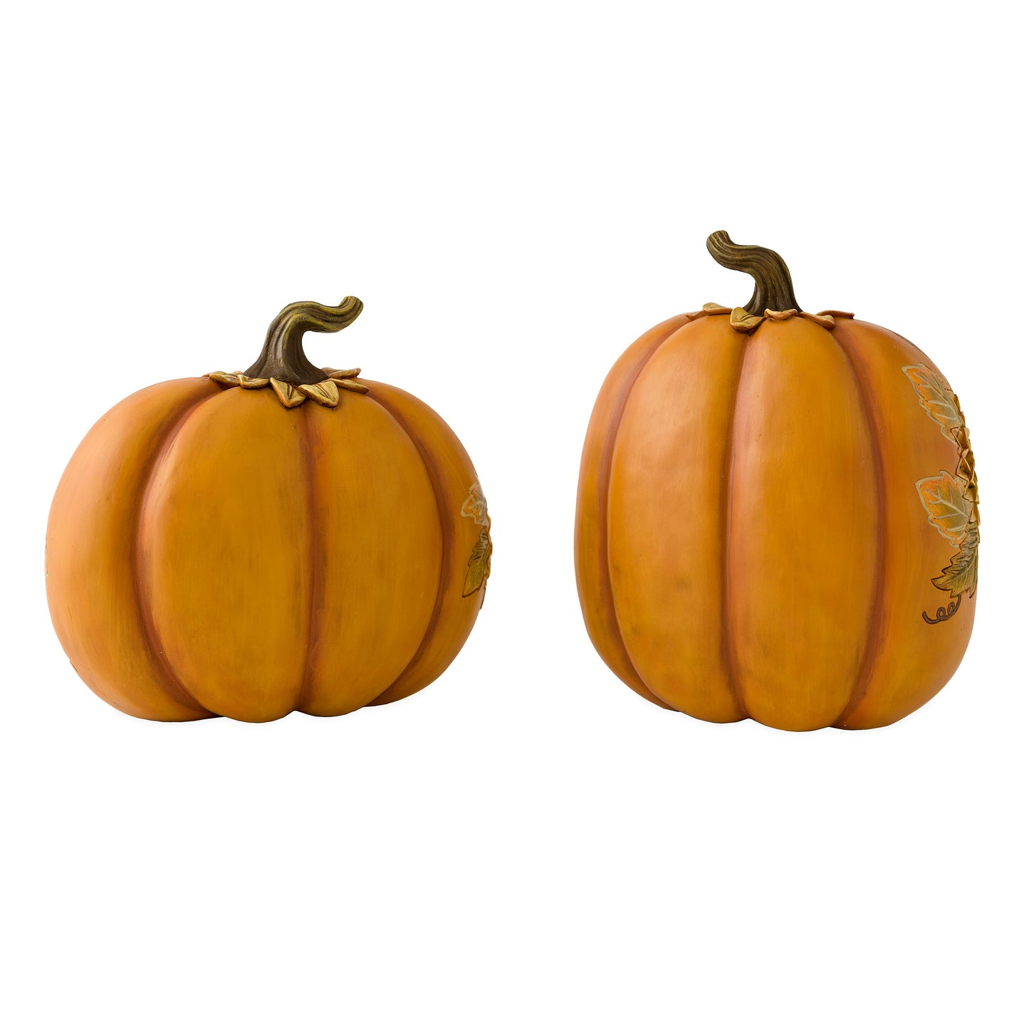 Evergree Carved Pumpkins with Sunflowers