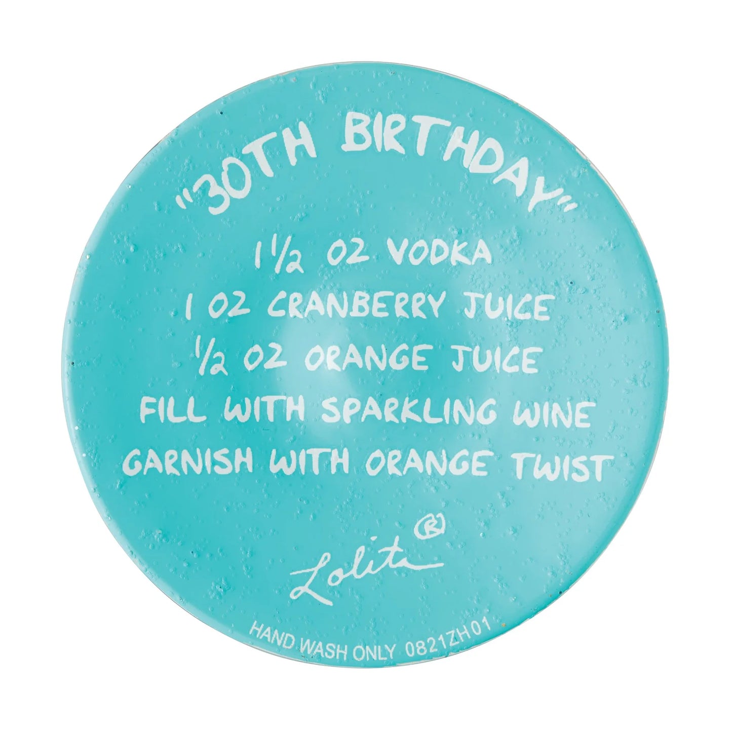 Lolita Happy 30th Birthday Wine Glass