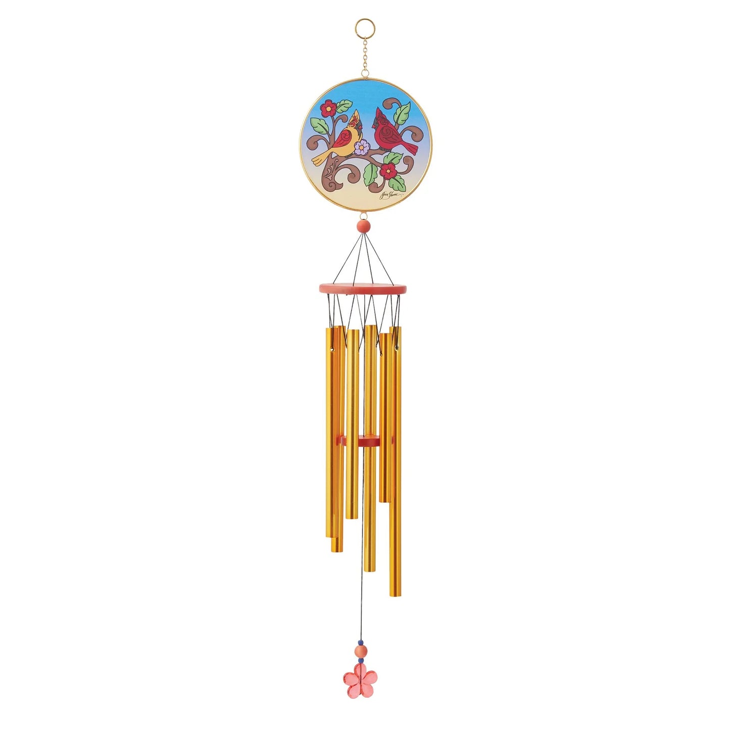 Jim Shore Cardinals Wind Chime