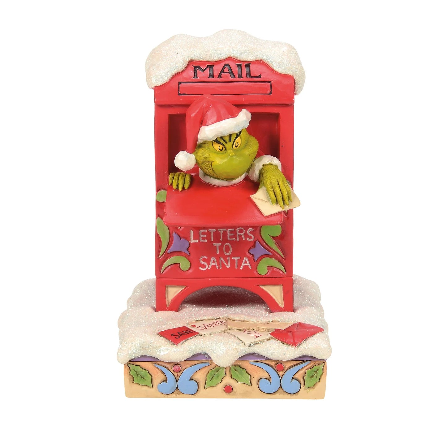 Enesco Grinch in Mailbox