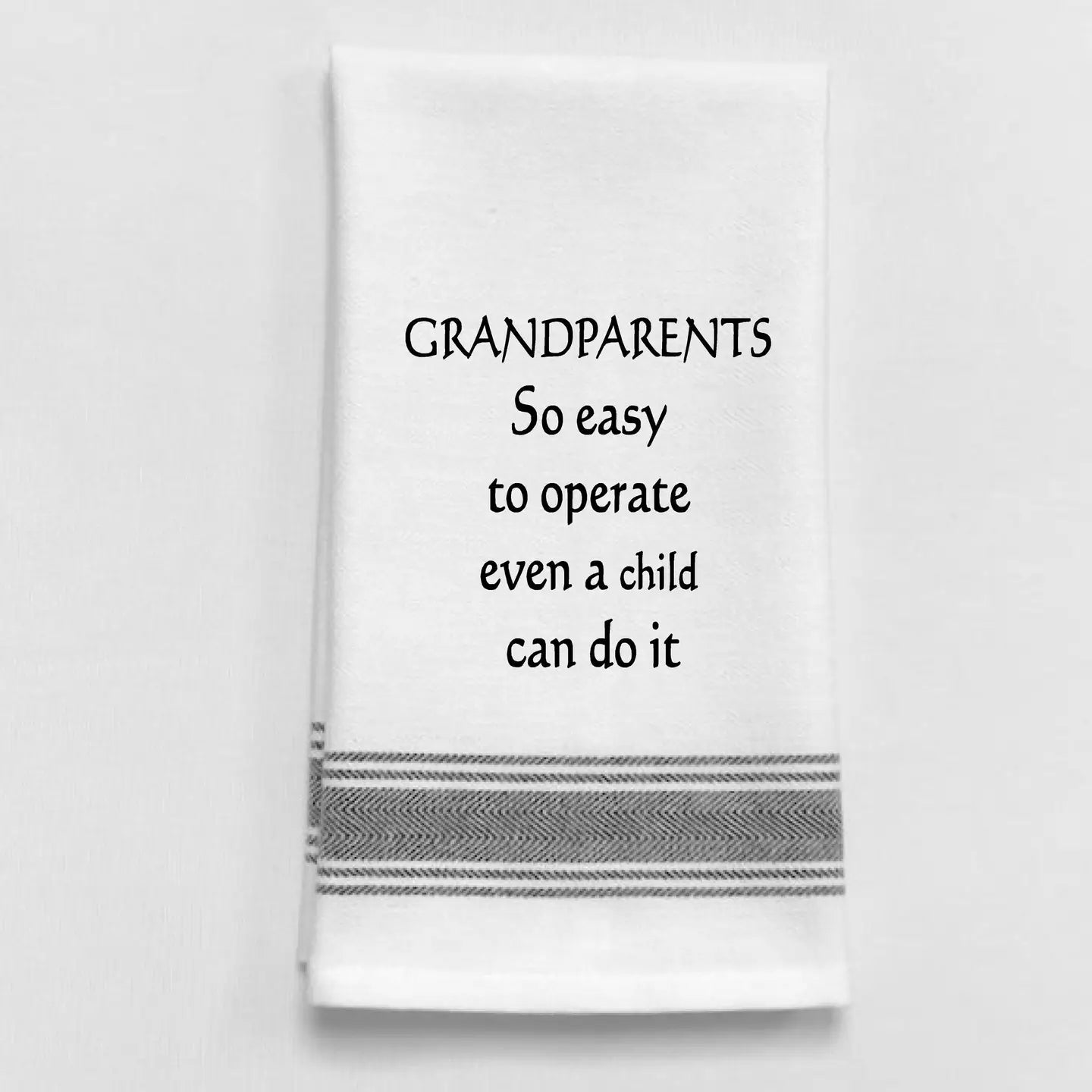 Wild Hare Designs Grandparents Tea Towel