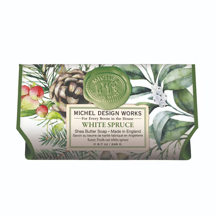 Michel Design Works White Spruce Large Soap Bar