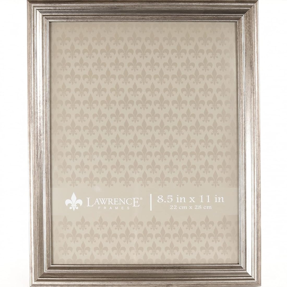 Lawrence Frames 8.5X11 Classic Silver Picture Frame