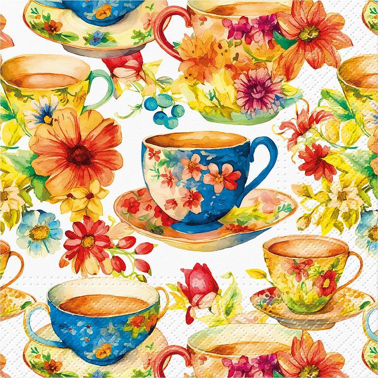 Abbott Luncheon Summer Tea Napkins