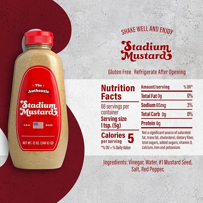 Otis Foods The Authentic Stadium Mustard