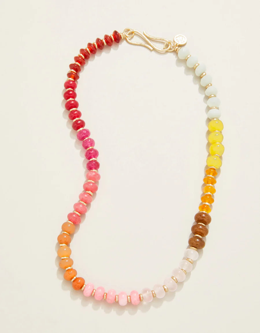 Spartina 449 Sawyer Stone Necklace 17" Warm/Multi