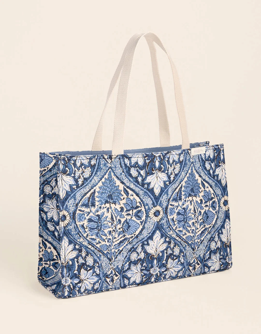 Spartina 449 Market Tote Japonica Cartouche Blue