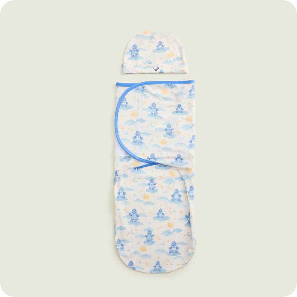 Warmies T-Rex Swaddle & Beanies Set
