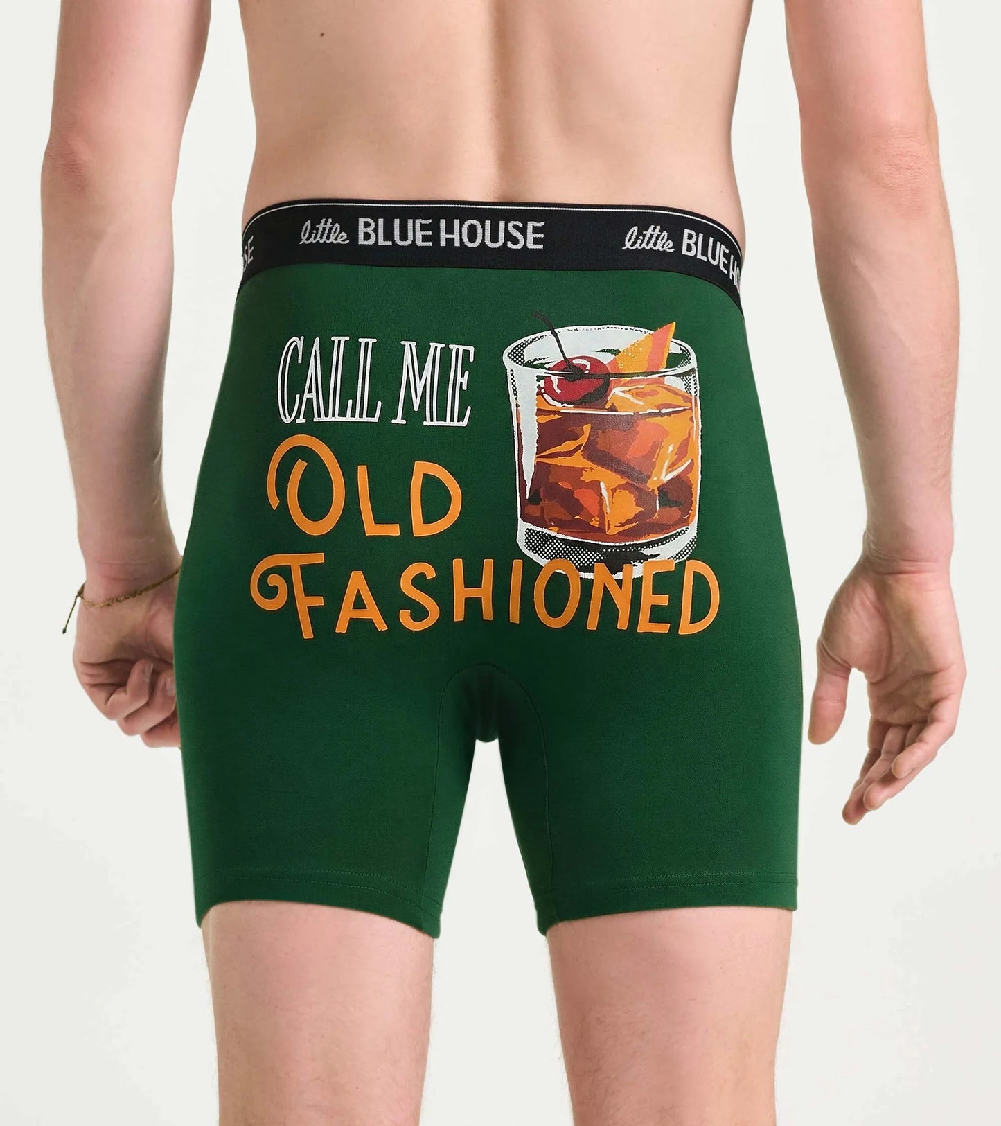 Little Blue House Call Me Old Fashioned Men's Boxer Briefs