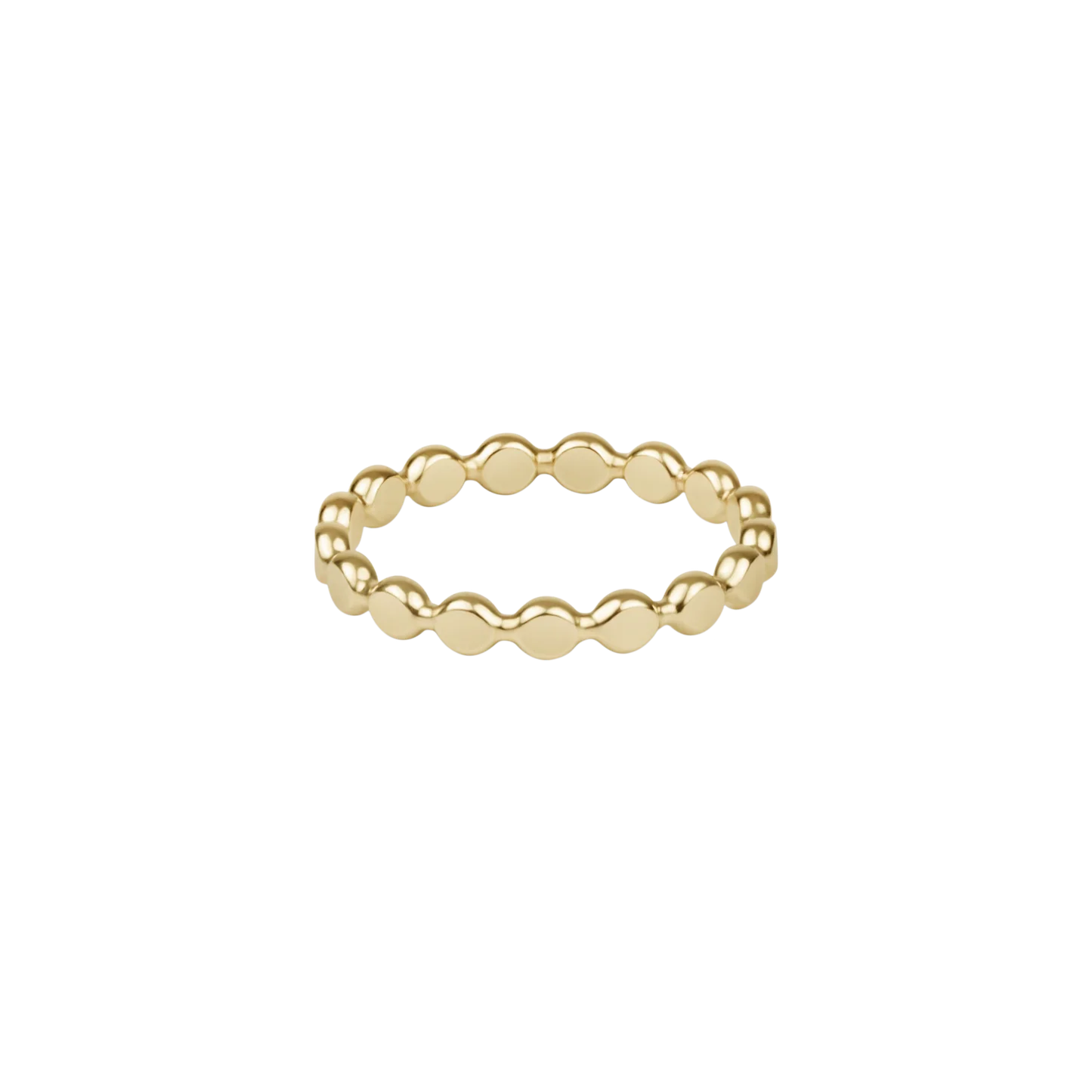 Enewton Classic Gold 2.5mm Beaded Disc Ring