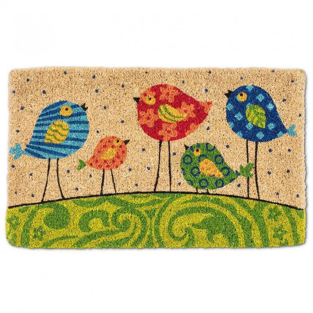 Abbott Colorful Birds Doormat