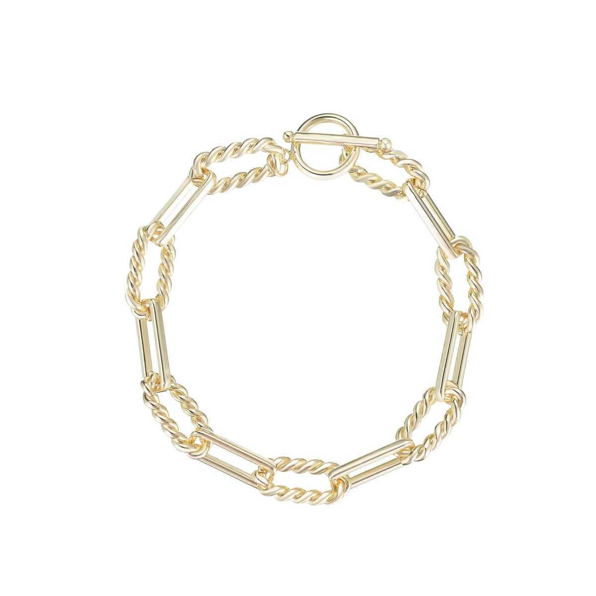 Natalie Wood Designs She's Spicy Chain Link Bracelet Gold
