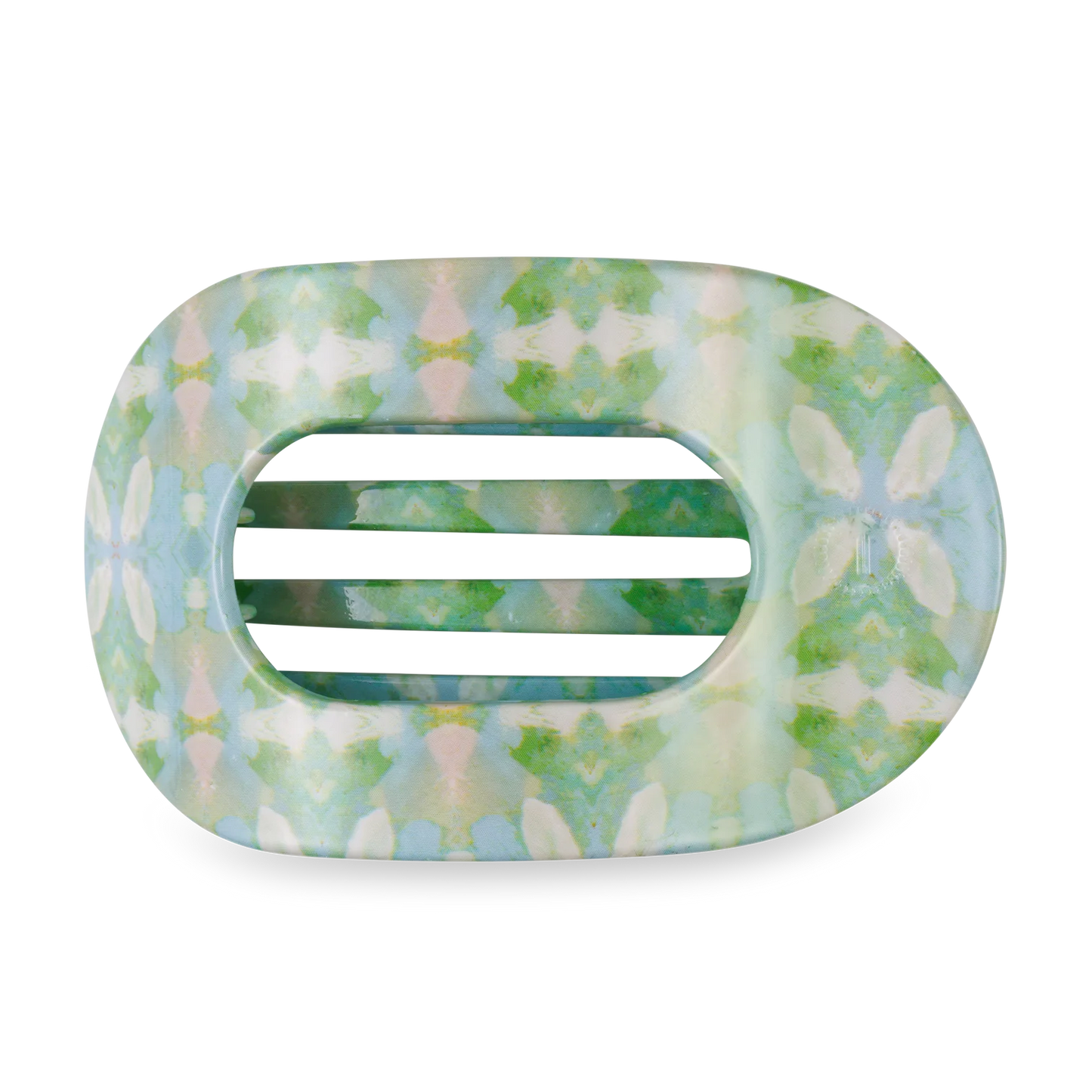 Teleties Elephant Falls Large Flat Round Hair Clip - Large