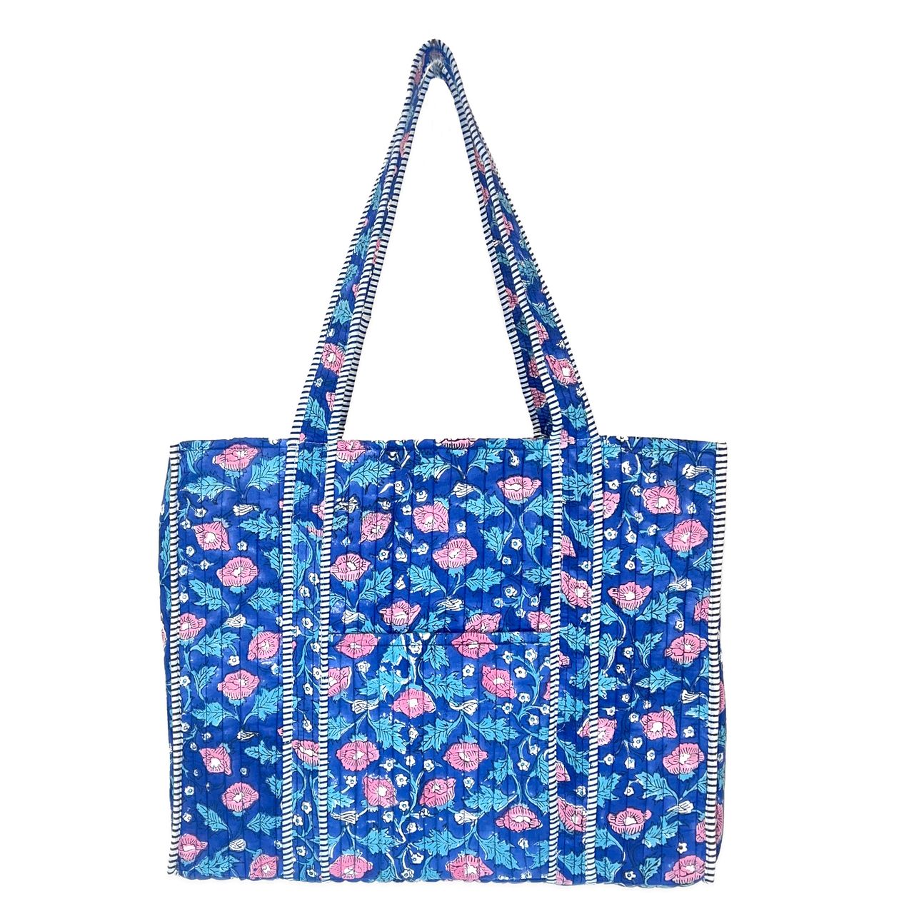 Anju Quilted Tote Bag with Travel Pouch