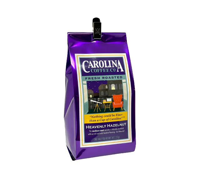 Carolina Coffee Heavenly Hazelnut Half Pound Bag