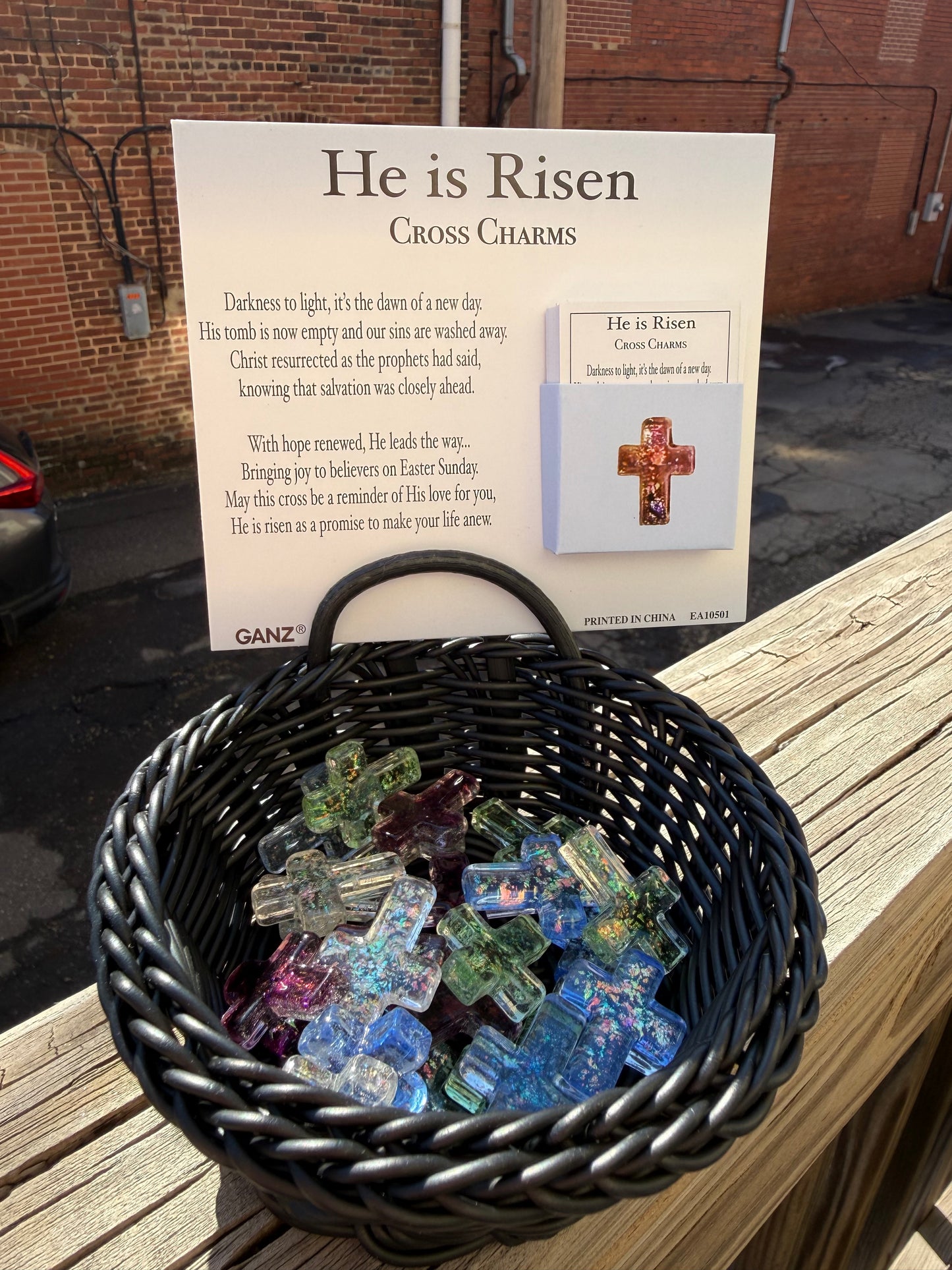 Ganz He is Risen Cross Charm - gg's art frames gifts
