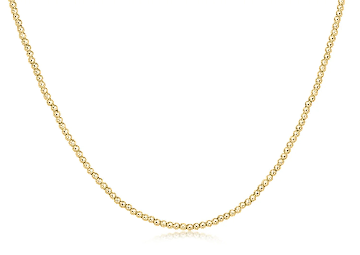 enewton 17" Choker Classic 2mm Bead - Gold