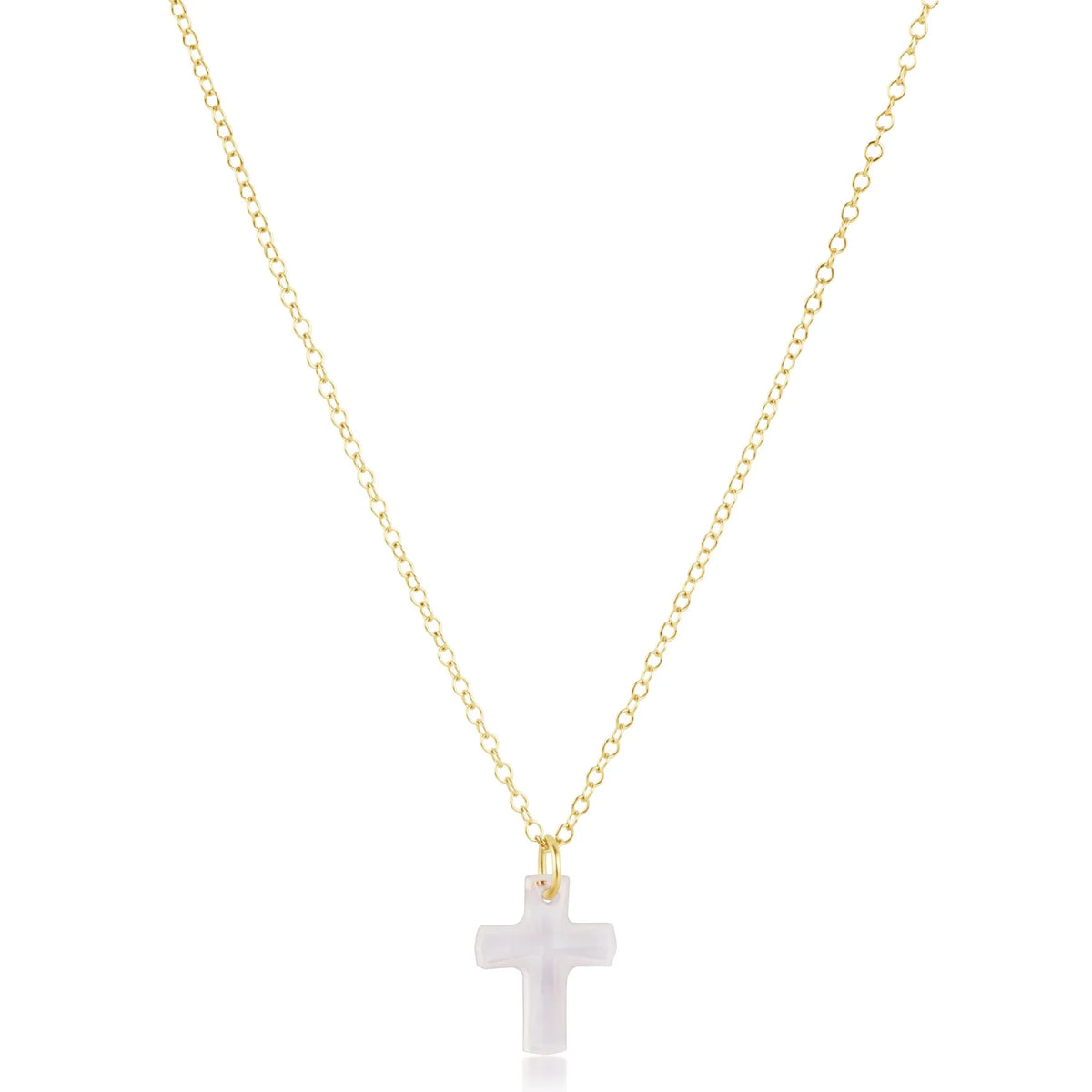 Enewton 16" Necklace Gold -Blessed Crystal Charm