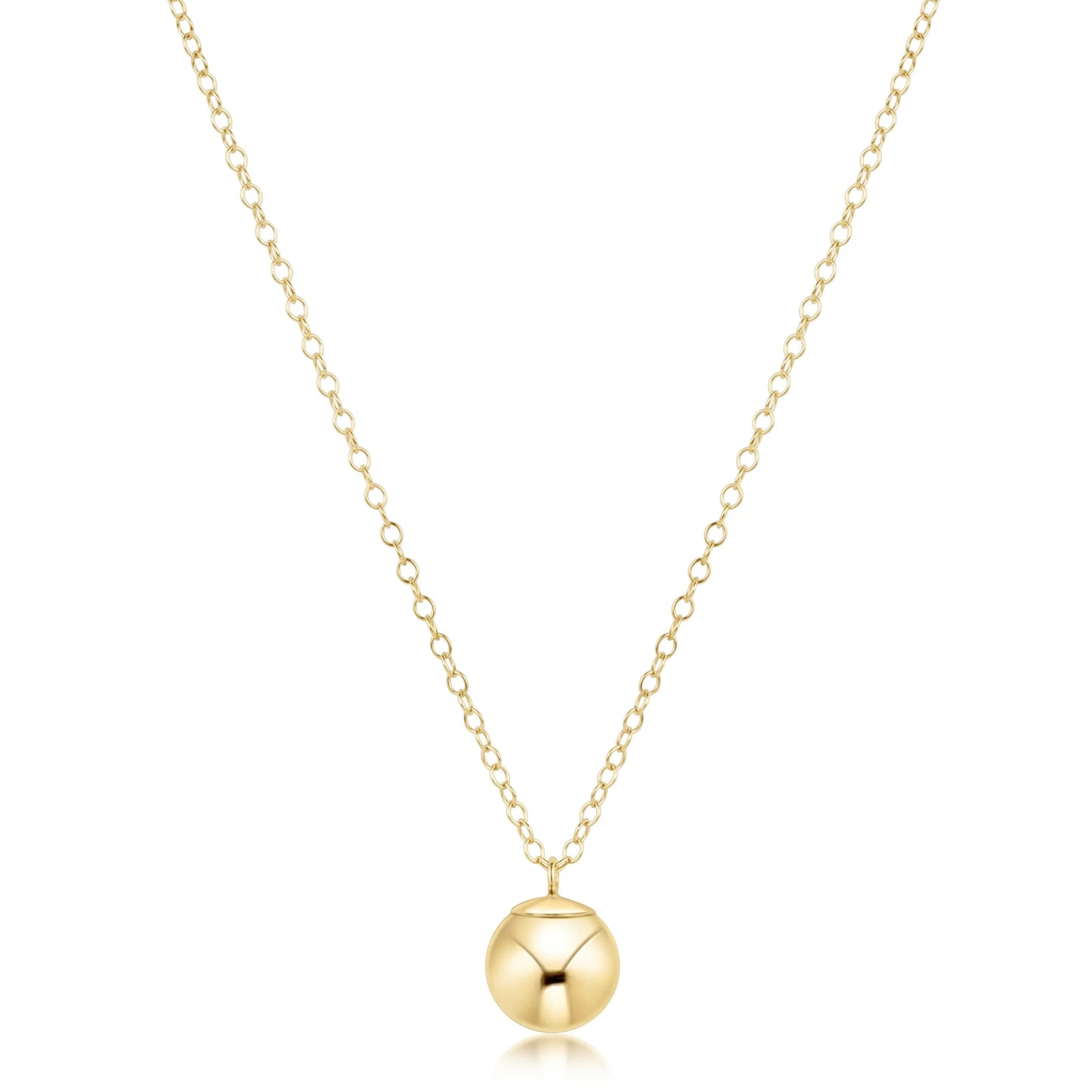 Enewton 16" Necklace Gold - Classic Gold 8mm Charm