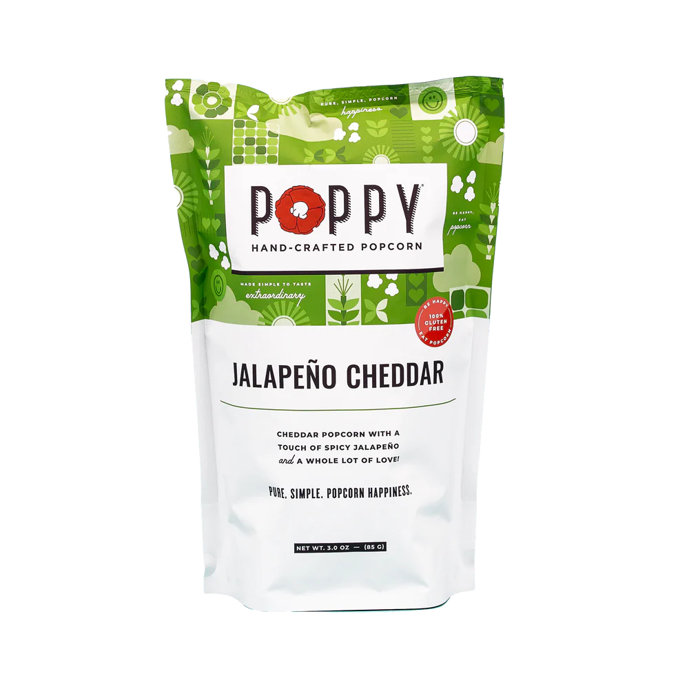 POPPPY Handcrafted Popcorn Jalapeño Cheddar