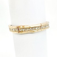 Meghan Browne Lotus Gold Bracelet