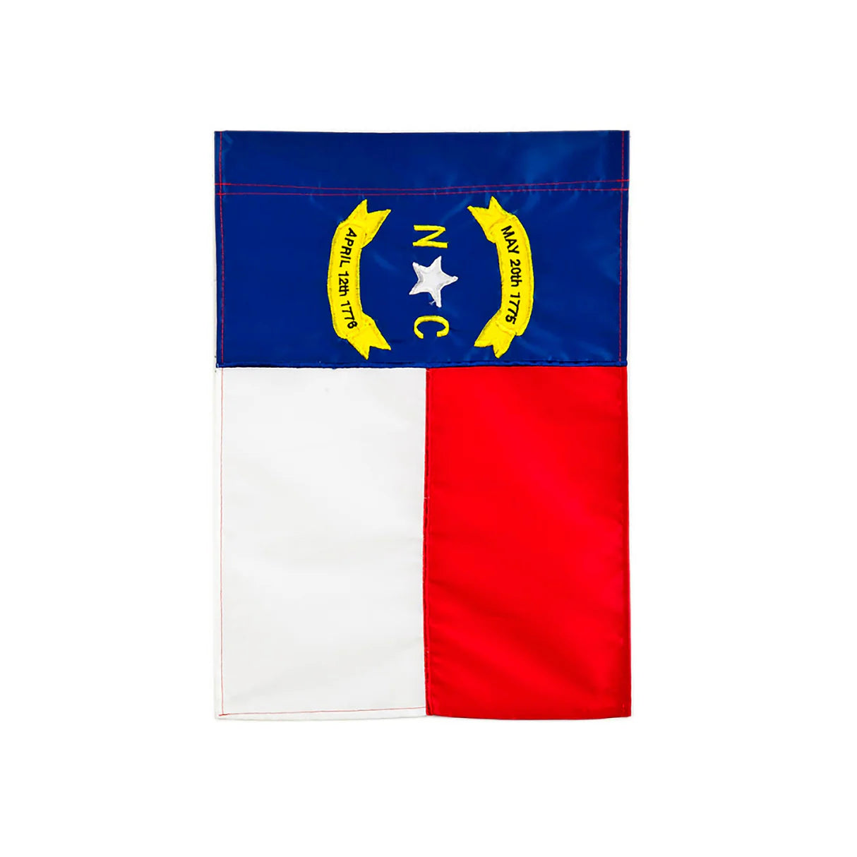 Evergreen North Carolina State Garden Applique Flag