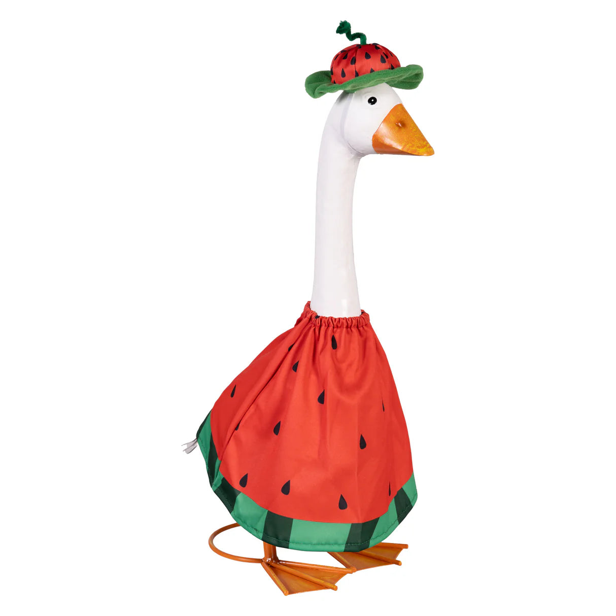 Evergreen Porch Goose Watermelon Season Outfit