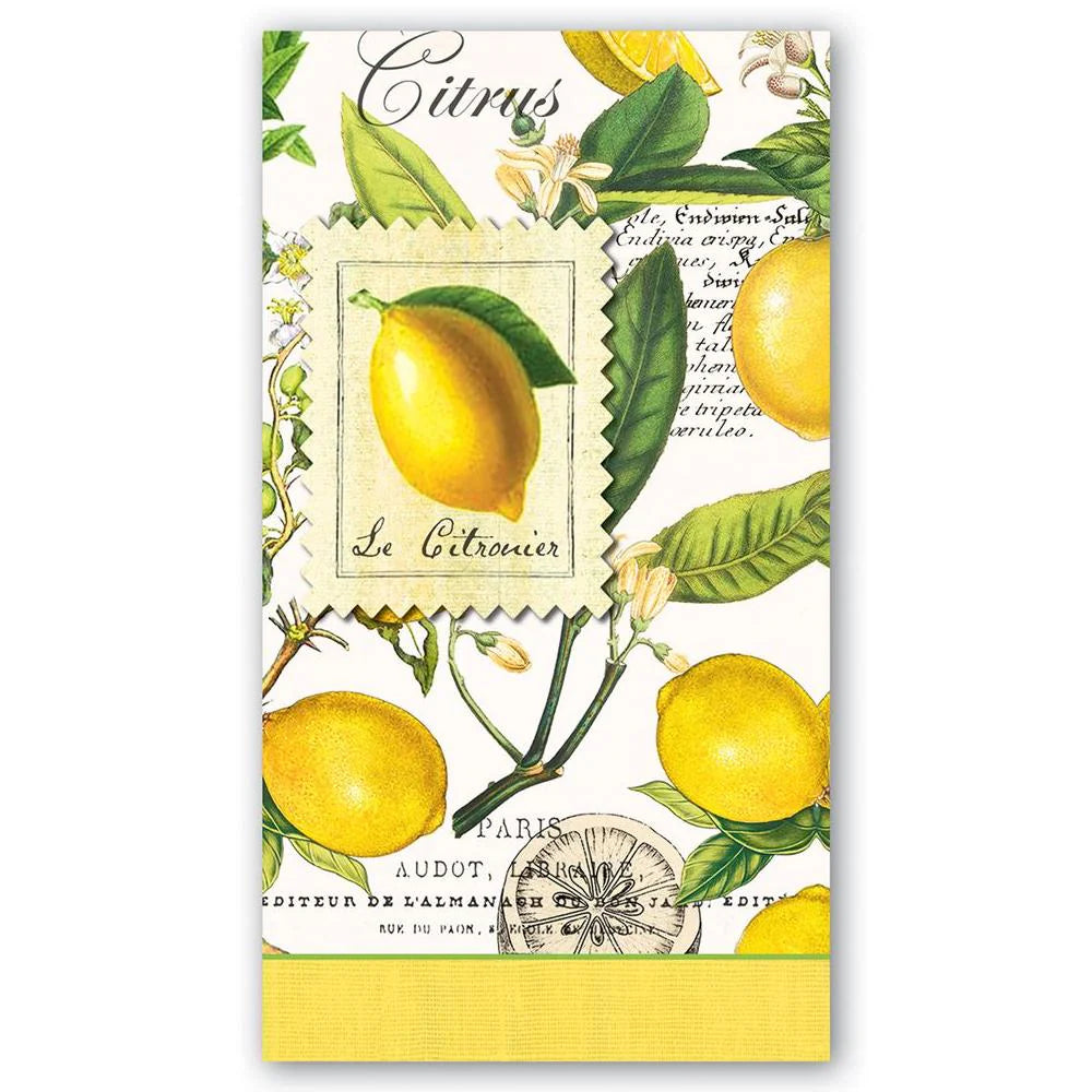 Michel Design Works Lemon Basil Hostess Napkins