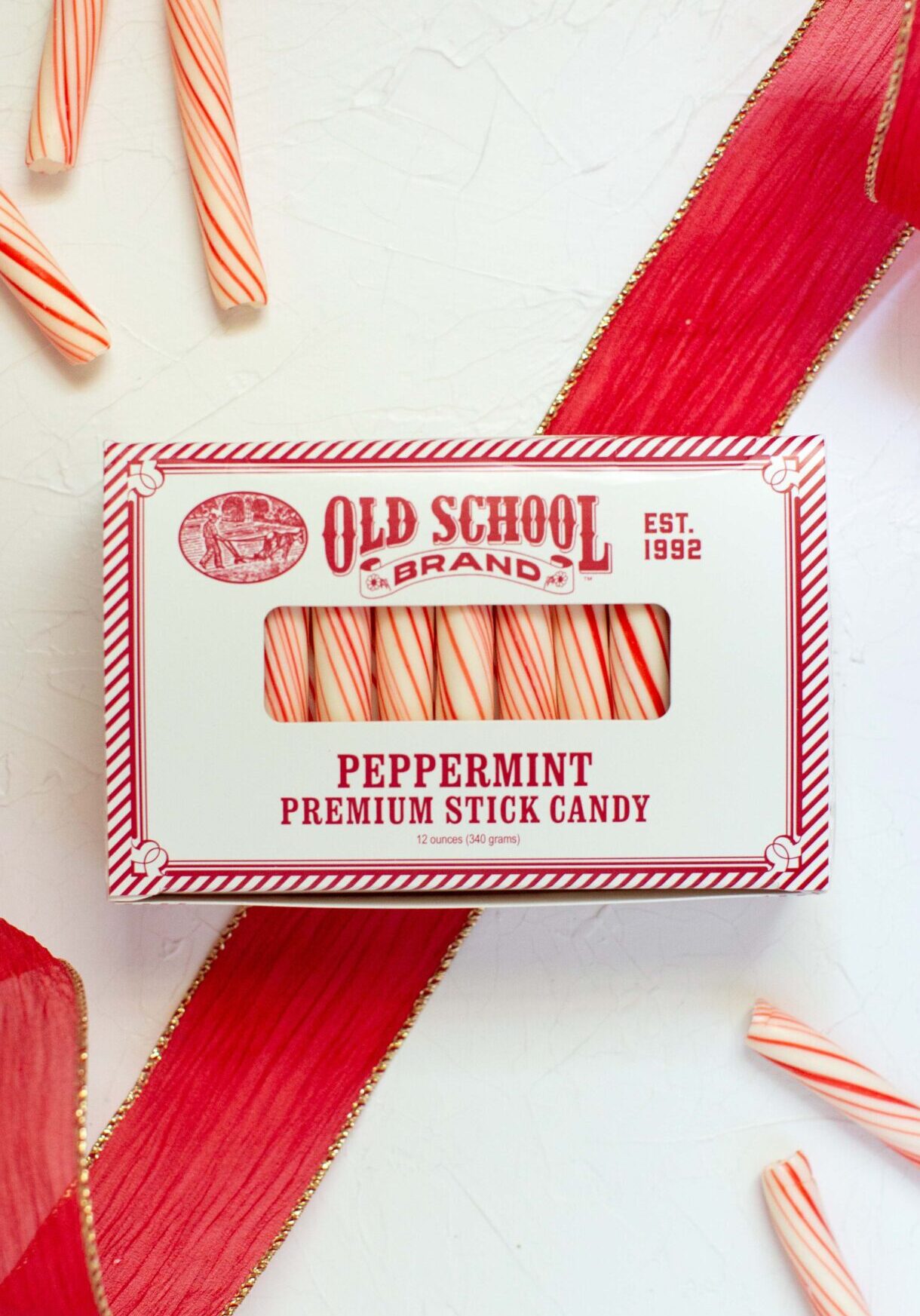 Old School Brand Peppermint Premium Stick Cnady