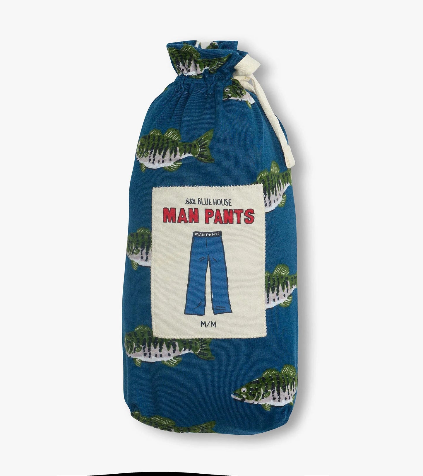 Little Blue House All Over Bass Man Pants