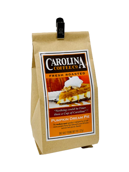 Carolina Coffee Company Pumpkin Dream Pie Half Pound Bag