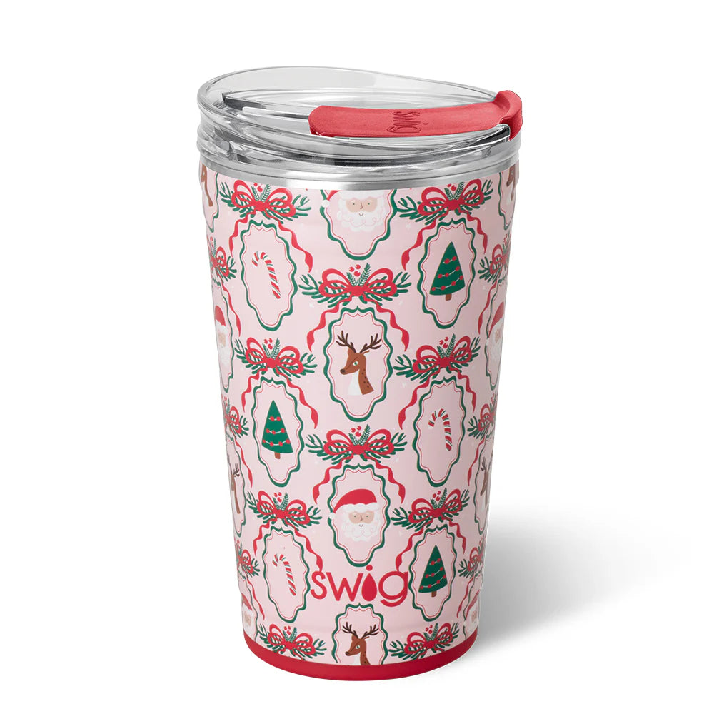 Swig Christmas Cameos Party Cup 24 oz