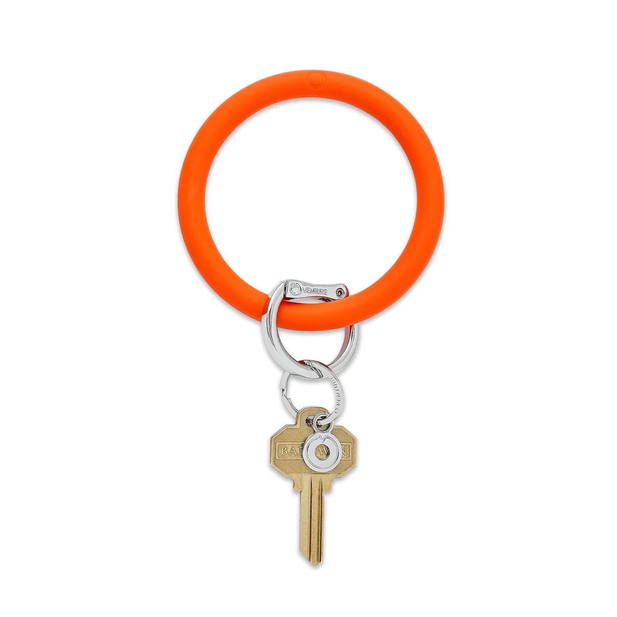 Oventure Silicone Big O® Key Ring - Orange Crush