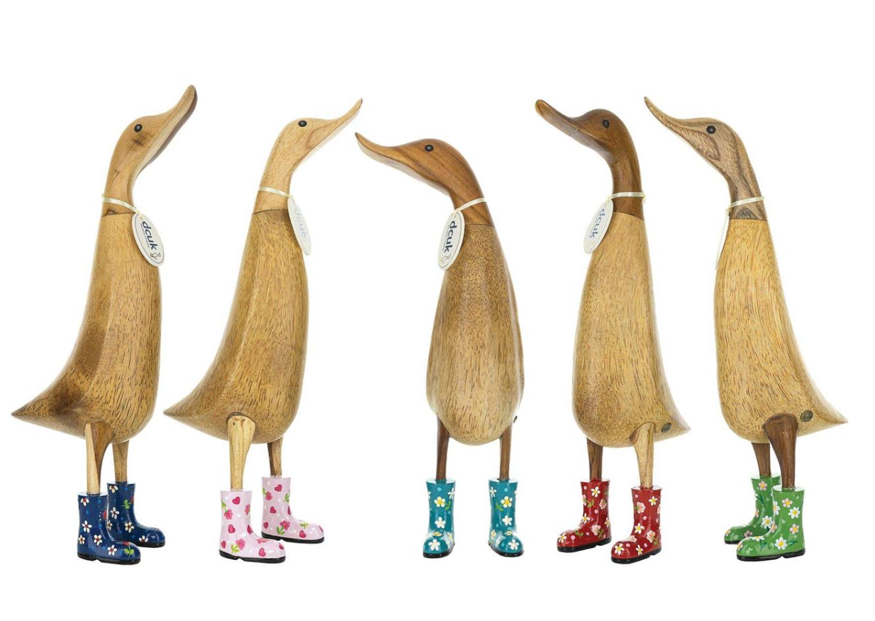 DCUK The Duck Company Floral Boots Ducklet
